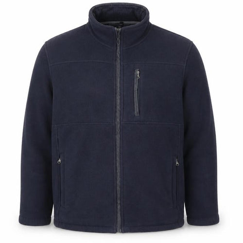 Maine New England Men's Blue Full Zip Fleece Sweatshirt M