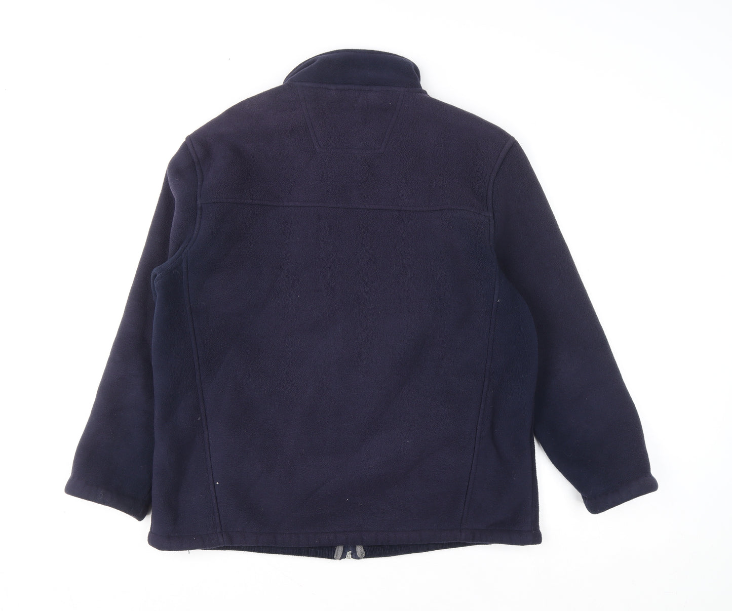 Maine New England Men's Blue Full Zip Fleece Sweatshirt M
