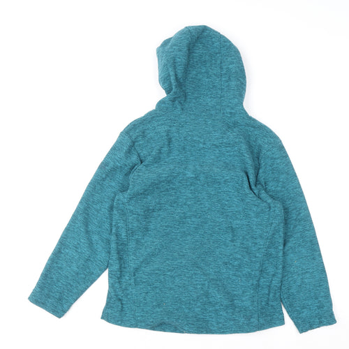Regatta Girls Blue Pullover Hoodie 11-12 Years Fleece Outdoor Sweatshirt