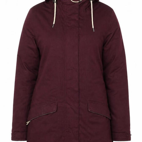 Craghoppers Womens Red Parka Coat Size 12 Waterproof Hooded Jacket