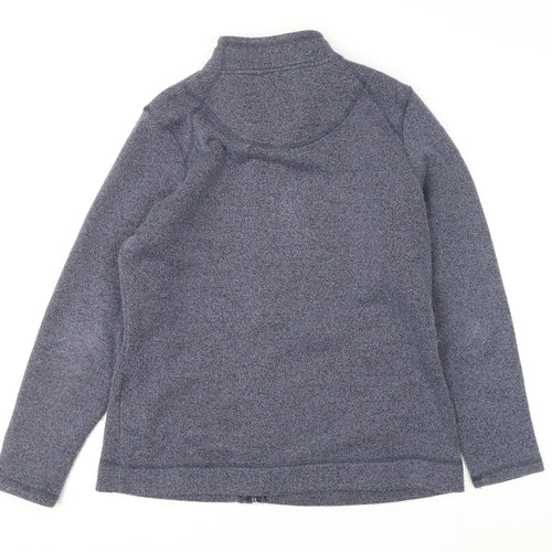 Weird Fish Womens Grey Size 16 Full Zip Fleece Jumper