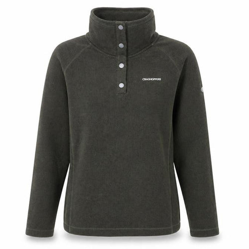 Craghoppers Women Green Fleece Henley Jumper UK 12