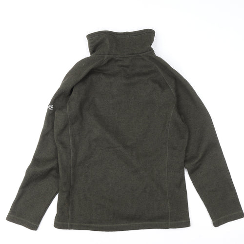 Craghoppers Women Green Fleece Henley Jumper UK 12