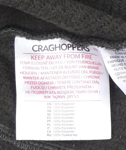 Craghoppers Women Green Fleece Henley Jumper UK 12