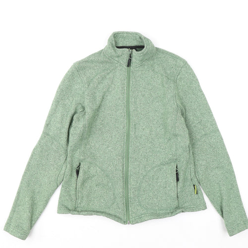 Trekmates Women's Green Full Zip Fleece Sweatshirt Size M