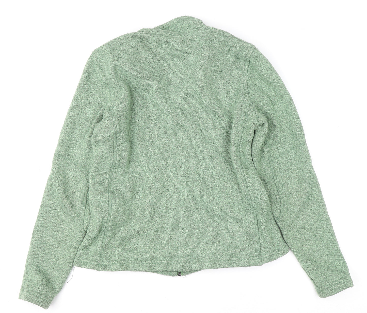 Trekmates Women's Green Full Zip Fleece Sweatshirt Size M
