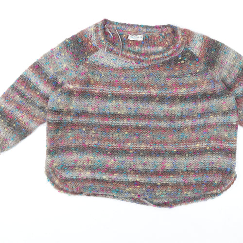 Marks and Spencer Women’s Multicoloured Mohair Acrylic Knit Jumper UK 14