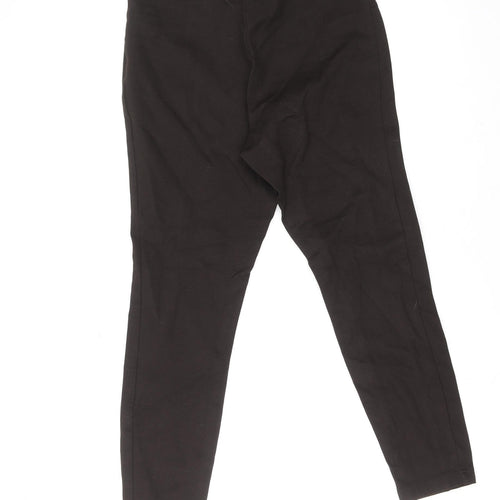Dunnes Women Black Medium Ankle Leggings Viscose Blend Stretch