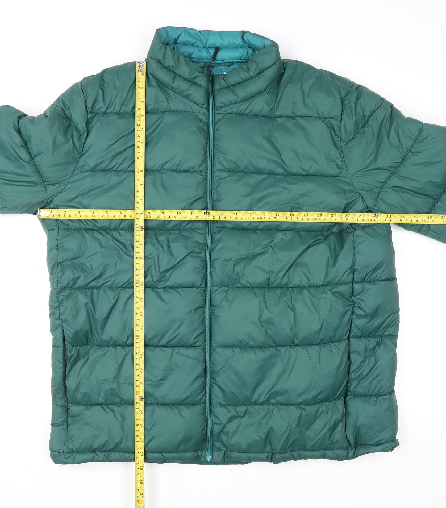 Dunnes Stores Womens Green 3XL Puffer Jacket Shower Resistant Thermal