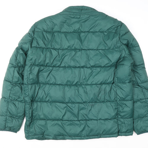 Dunnes Stores Womens Green 3XL Puffer Jacket Shower Resistant Thermal