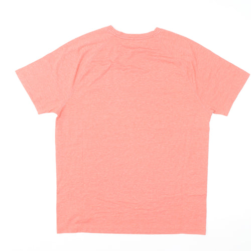 GAP Women Pink Logo T-Shirt M Raglan Sleeve Lightweight Sports Top