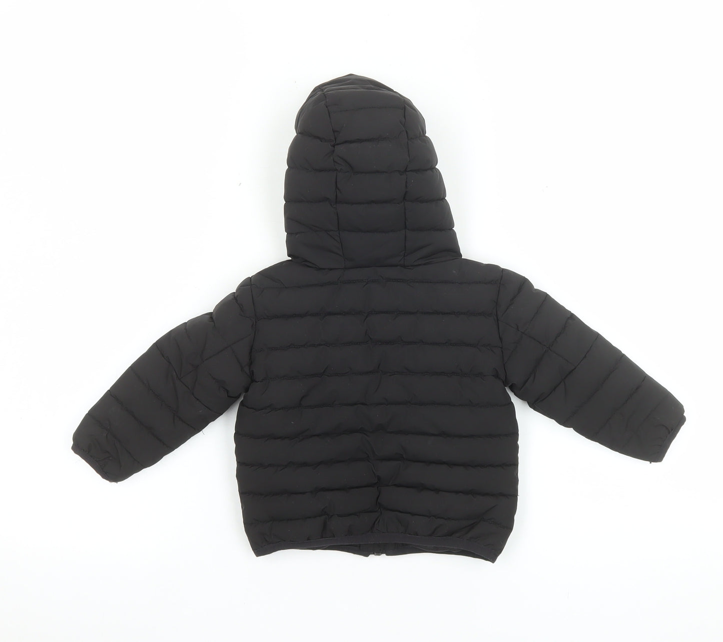 McKenzie Unisex Baby Black Puffer Jacket 3-6 Months Hooded Water Resistant