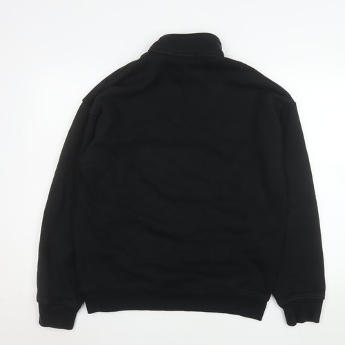 Forever 21 Men’s Black Fleece 1/2 Zip Pullover Sweatshirt Size S