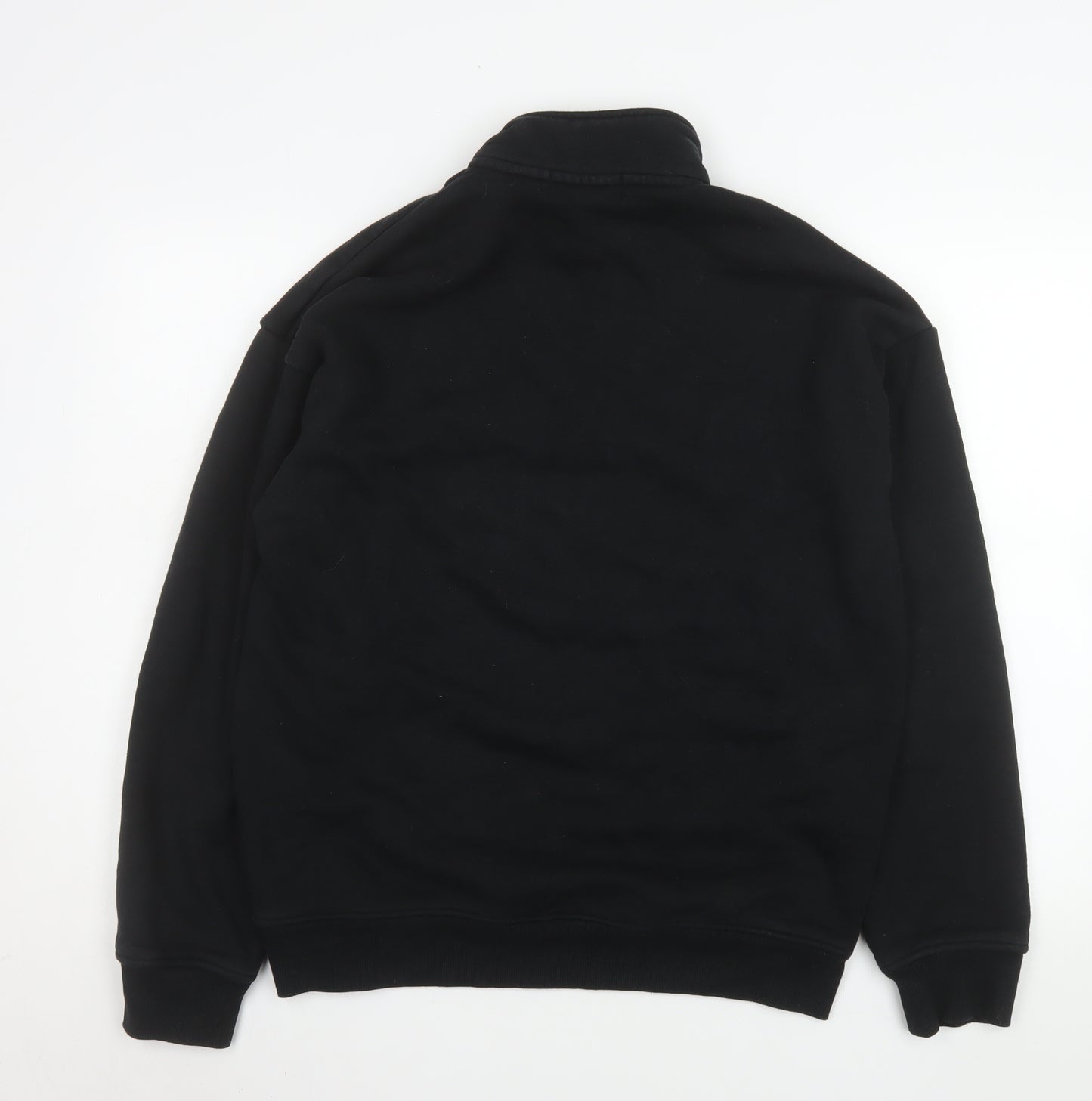 Forever 21 Men’s Black Fleece 1/2 Zip Pullover Sweatshirt Size S
