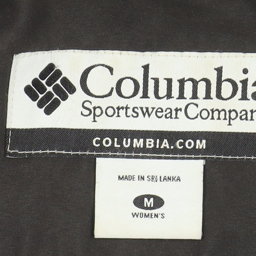 Columbia Women’s Brown Hooded Mid-Length Puffer Jacket M