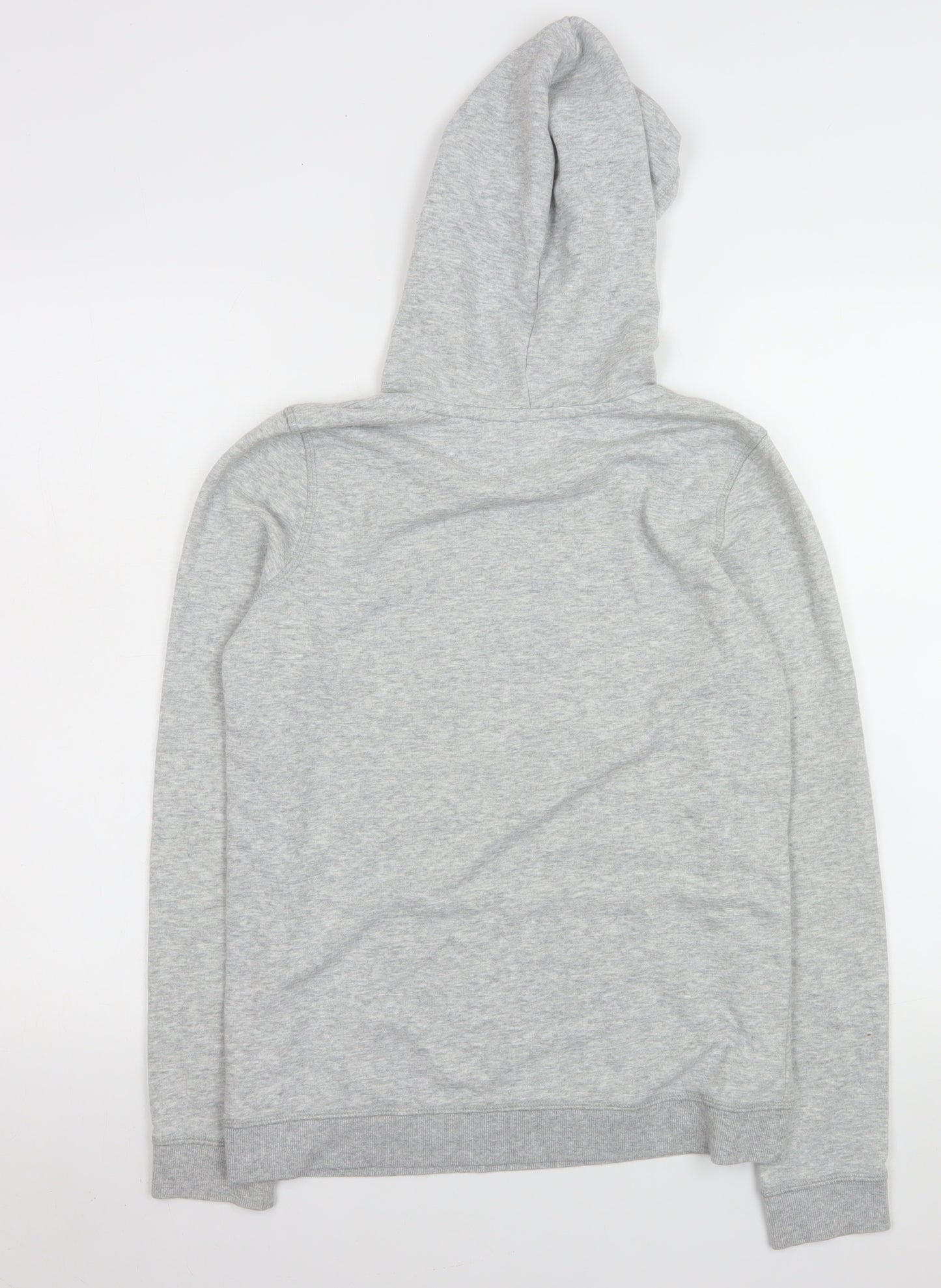 Roxy Womens Grey Pullover Hoodie Small Cotton Blend Casual