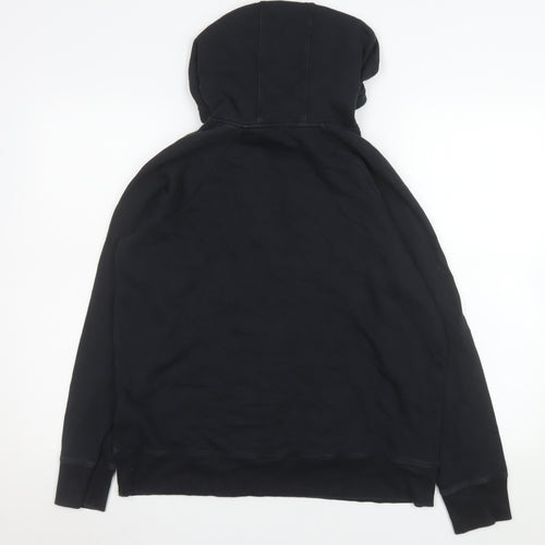 Under Armour Women's Black Cotton Blend Pullover Hoodie Medium
