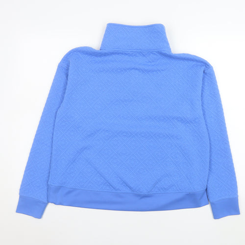 Tommy Bahama Women’s Blue Quilted Henley Sweatshirt Size M