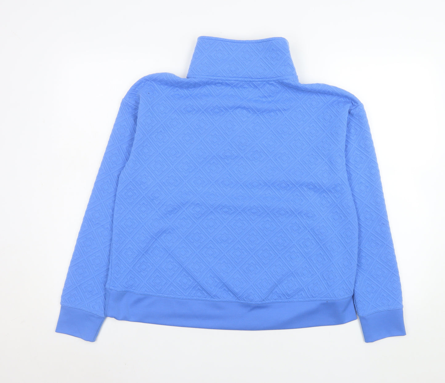 Tommy Bahama Women’s Blue Quilted Henley Sweatshirt Size M