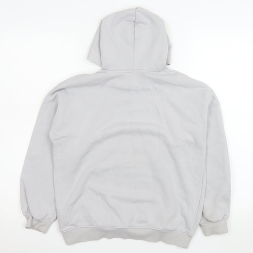 Marks and Spencer Boys Grey Pullover Hoodie 11-12 Years Regular Fit