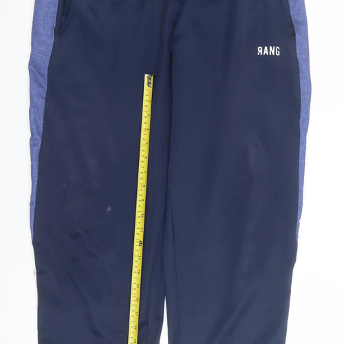 RANG Men's Blue 2XL Jogger Activewear Trousers with Pockets