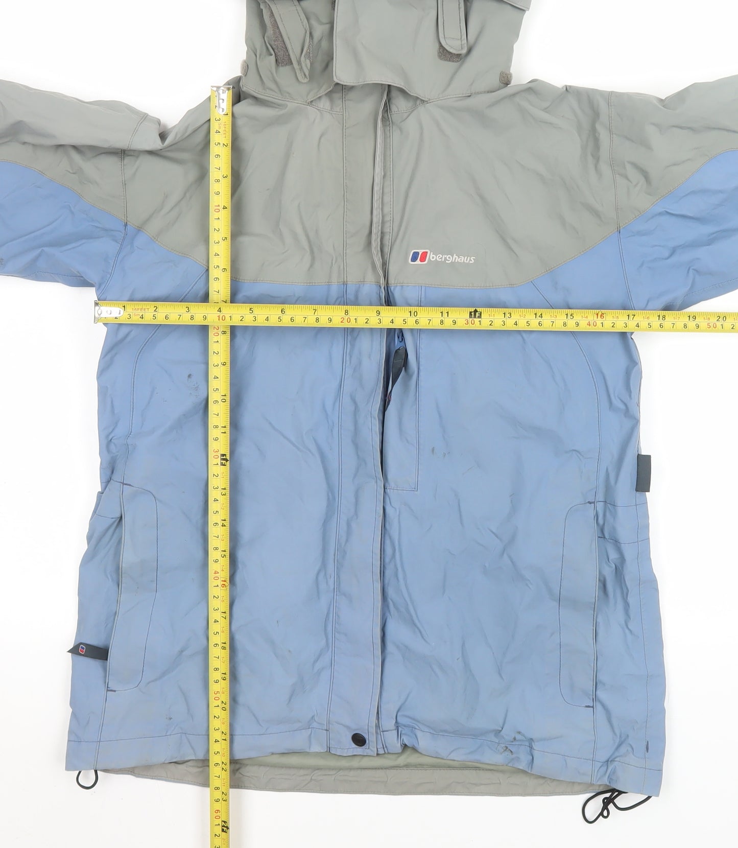 Berghaus Girls Blue Waterproof Hooded Rain Coat Jacket 11-12 Years