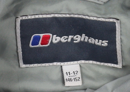 Berghaus Girls Blue Waterproof Hooded Rain Coat Jacket 11-12 Years
