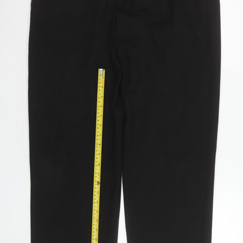 St Bernard Men’s Black 36x33 Regular Fit Dress Pants