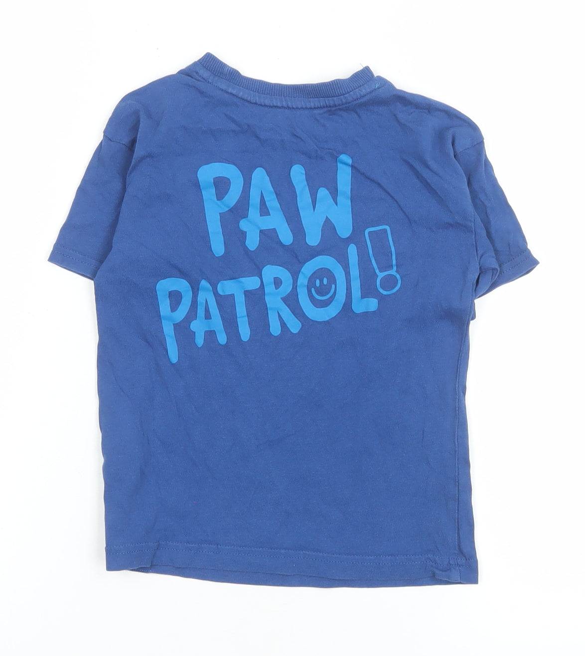Dunnes Stores Boys Blue PAW Patrol Cotton T-Shirt 2-3 Years