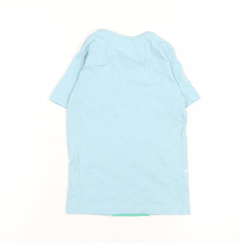 George Disney Princess Ariel Girls Blue Cotton T-Shirt 5-6 Years