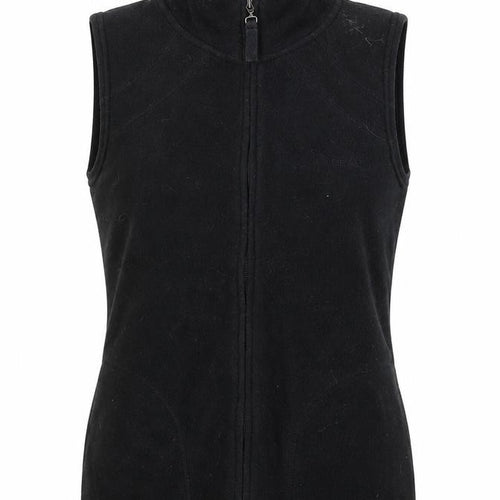LA Gear Women’s Black Fleece Full Zip Sleeveless Waistcoat Size 10