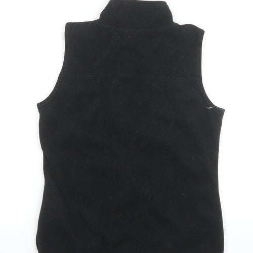 LA Gear Women’s Black Fleece Full Zip Sleeveless Waistcoat Size 10