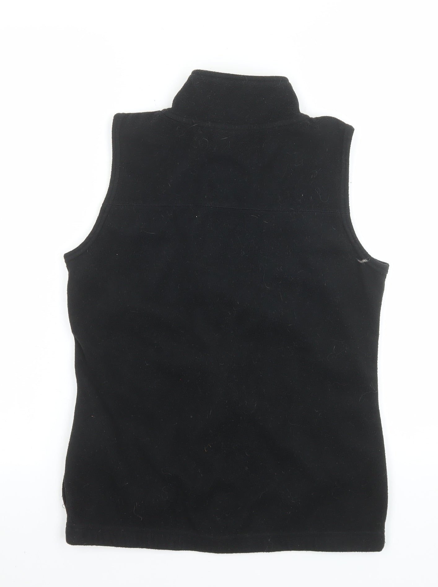LA Gear Women’s Black Fleece Full Zip Sleeveless Waistcoat Size 10