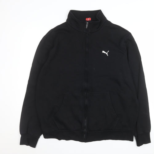 Puma Men's Black 2XL Full Zip Basic Sports Jacket