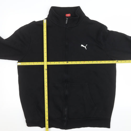 Puma Men's Black 2XL Full Zip Basic Sports Jacket