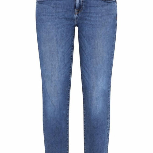 7 For All Mankind Women's Blue Skinny Stretch Jeans Size 28