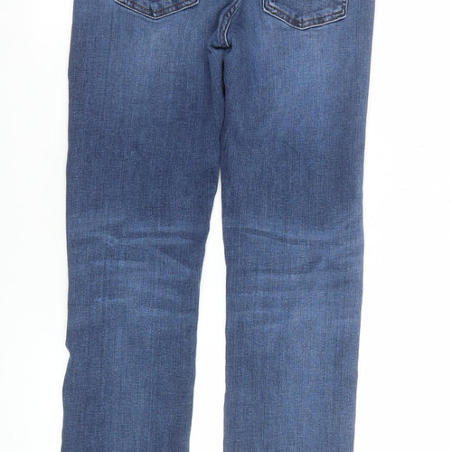 7 For All Mankind Women's Blue Skinny Stretch Jeans Size 28