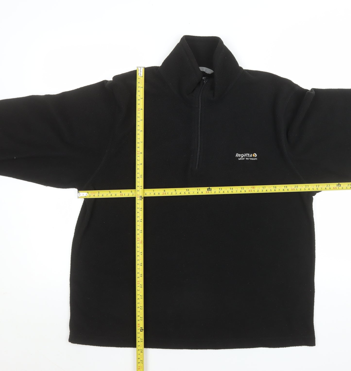 Regatta Men’s Black Fleece 1/4 Zip Pullover Sweatshirt Size M