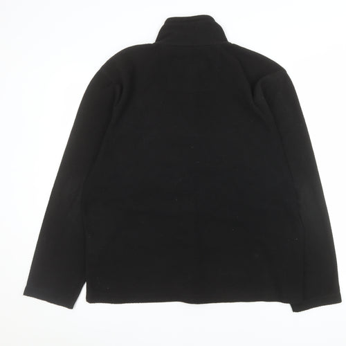 Regatta Men’s Black Fleece 1/4 Zip Pullover Sweatshirt Size M