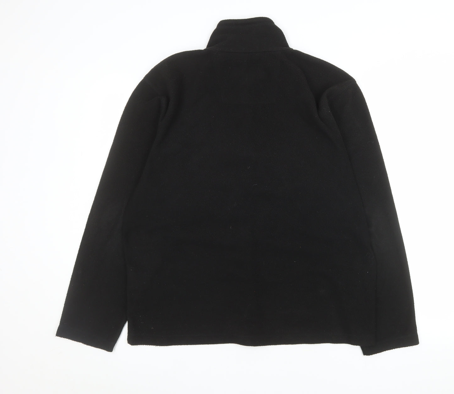 Regatta Men’s Black Fleece 1/4 Zip Pullover Sweatshirt Size M