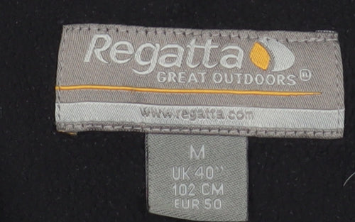Regatta Men’s Black Fleece 1/4 Zip Pullover Sweatshirt Size M