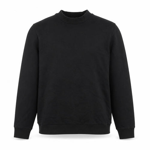 COS Men's Black Cotton Crew Neck Long Sleeve Sweatshirt L