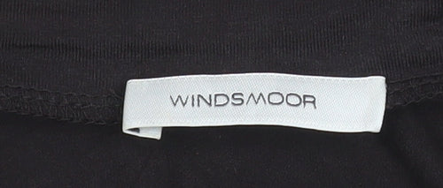 Windsmoor Women's Black Tunic Long Sleeve Beaded XL Top