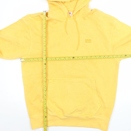 Levi's Men's Yellow Relaxed Fit Pullover Hoodie Size M