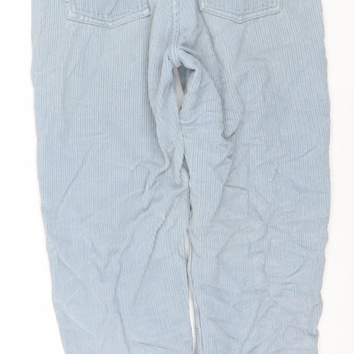 BDG Urban Outfitters Women's Blue Mom Corduroy Trousers W29 L30 Cotton