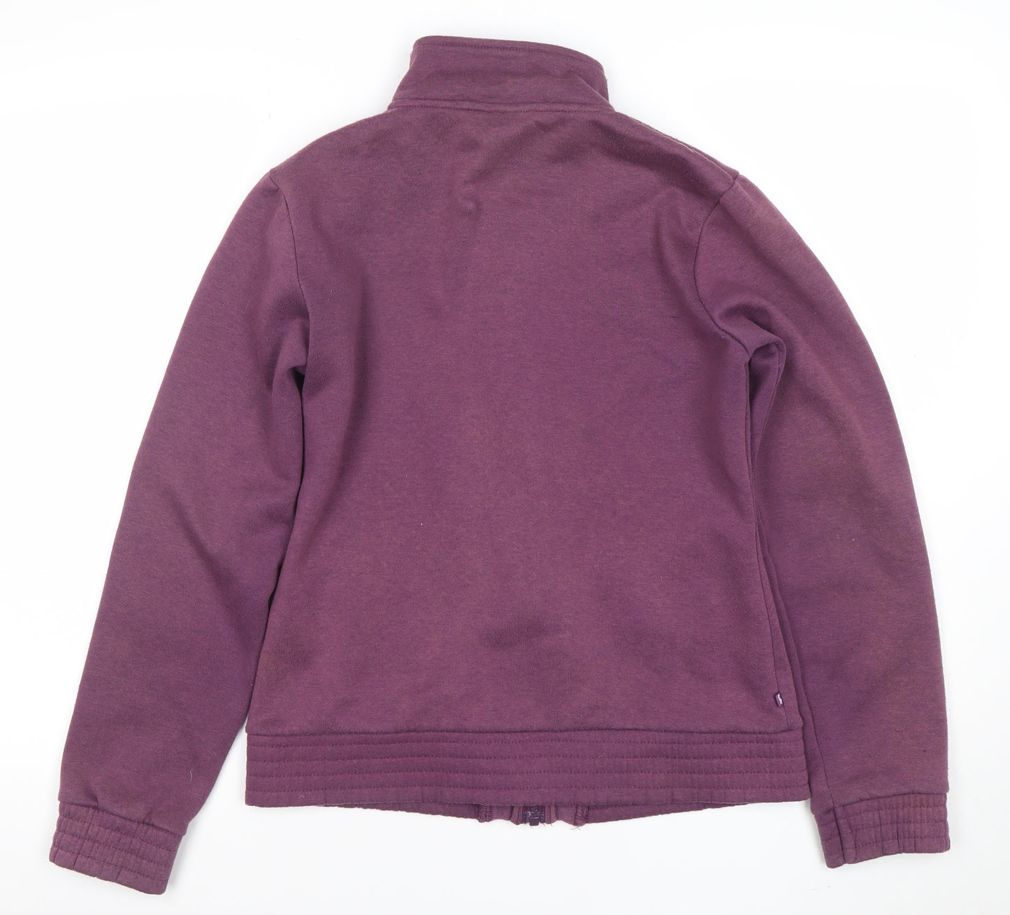 LA Gear Womens Purple Full Zip Basic Jacket Size 10