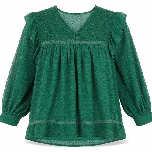 ASOS Design Women’s Green Smocked V-Neck Fit & Flare Dress Size 16