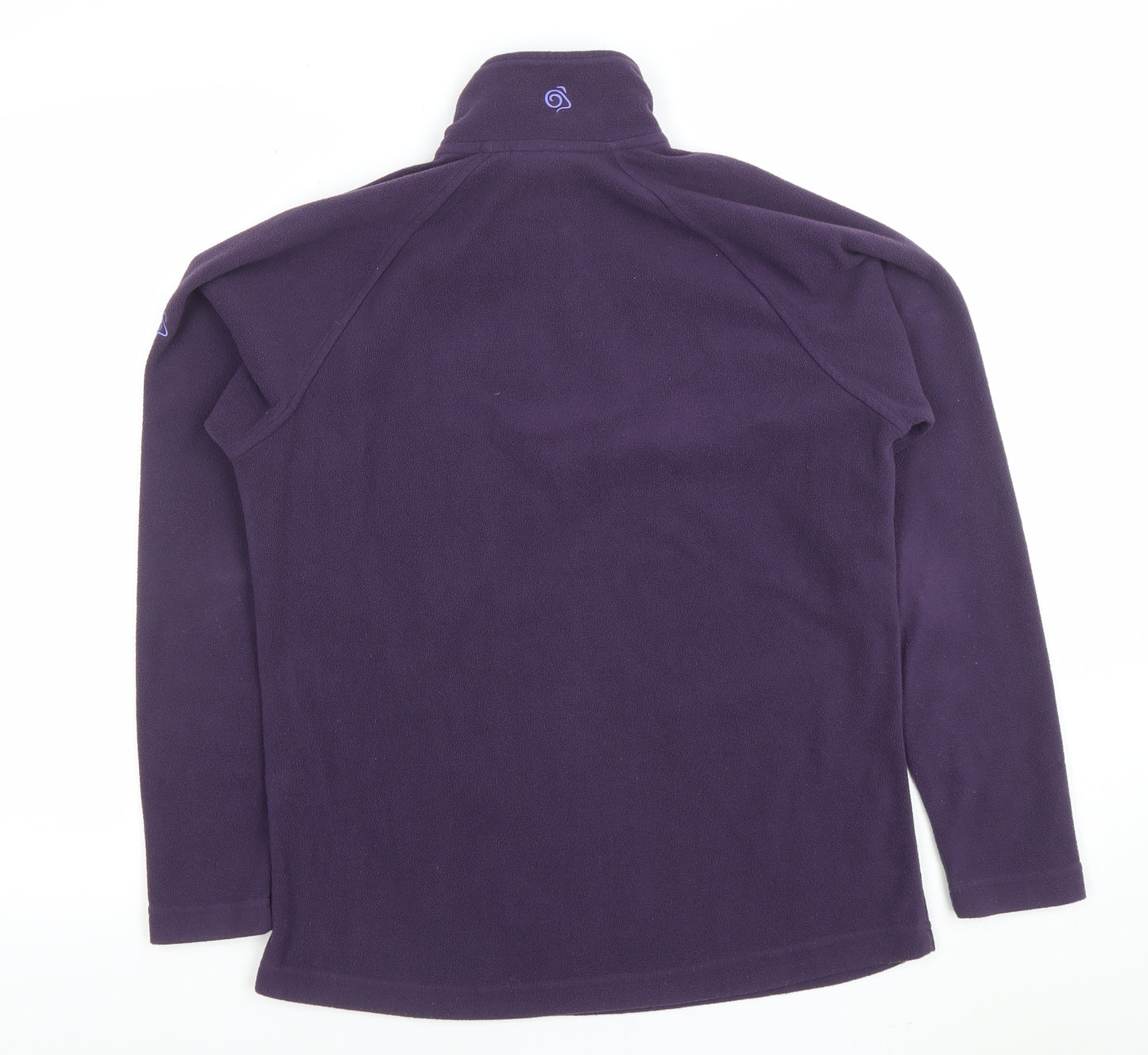 Craghoppers Women's Purple Fleece Half Zip Jacket Size 10