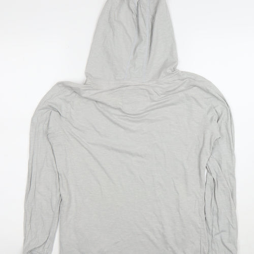 Regatta Women Grey Cotton Lightweight Pullover Hoodie UK 12