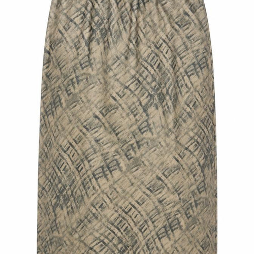 ASOS Women Beige Geometric Midi Bubble Hem Skirt Size 18